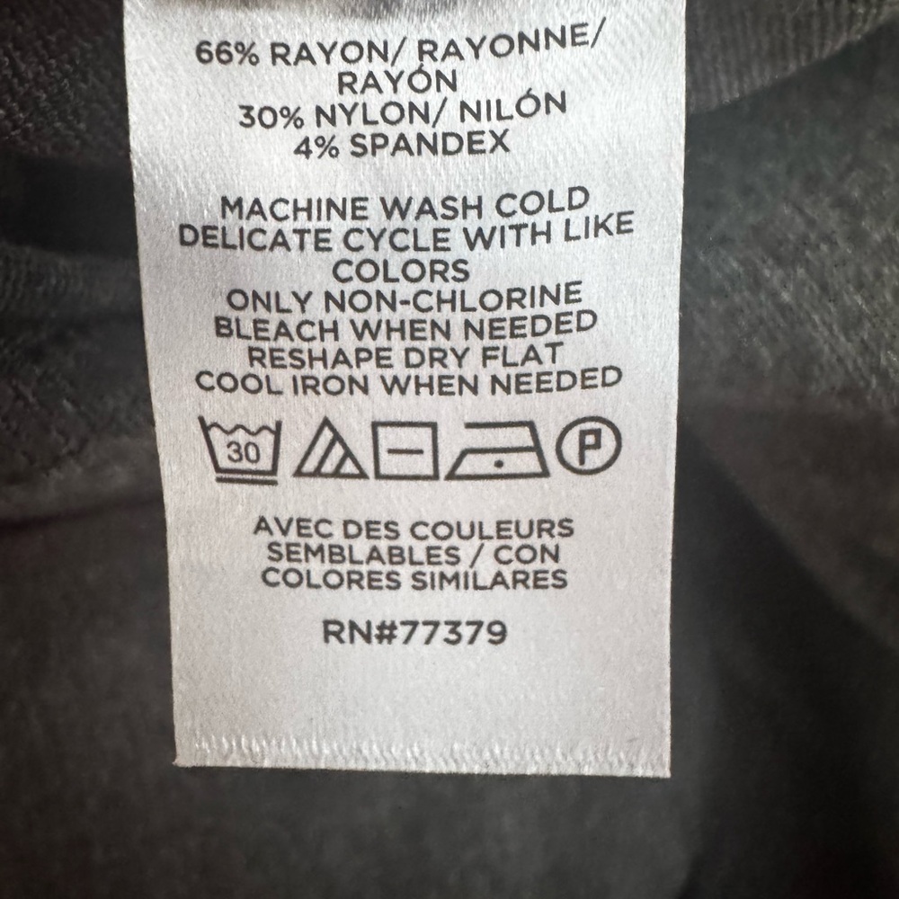 Ann Taylor Charcoal A-Line Skirt - Picture 5 of 5